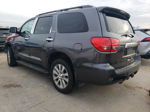 2016 Toyota Sequoia Limited Серый vin: 5TDKY5G12GS061659