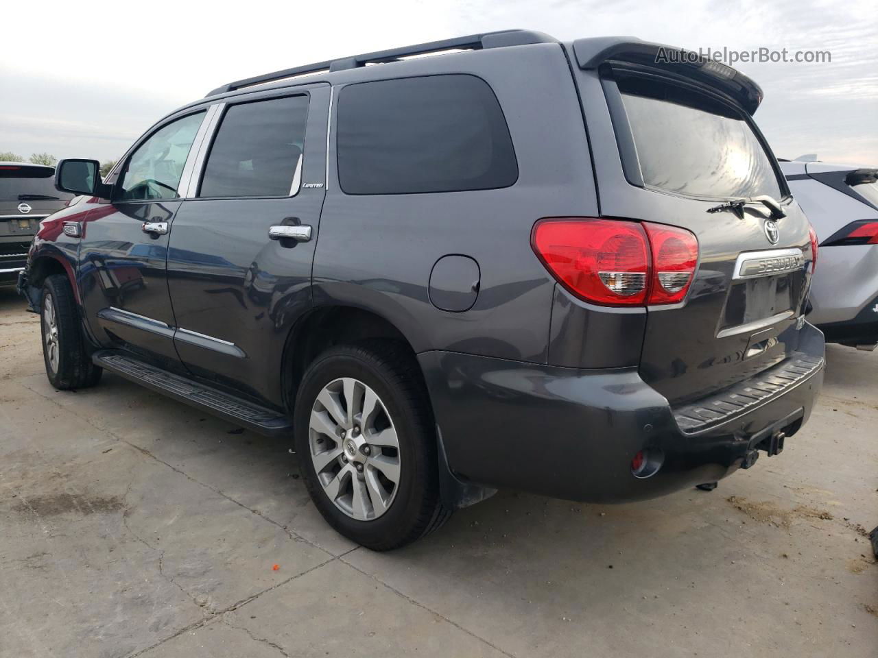 2016 Toyota Sequoia Limited Gray vin: 5TDKY5G12GS061659