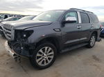 2016 Toyota Sequoia Limited Серый vin: 5TDKY5G12GS061659