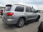 2017 Toyota Sequoia Limited Silver vin: 5TDKY5G12HS068936