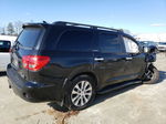 2016 Toyota Sequoia Limited Black vin: 5TDKY5G13GS063646