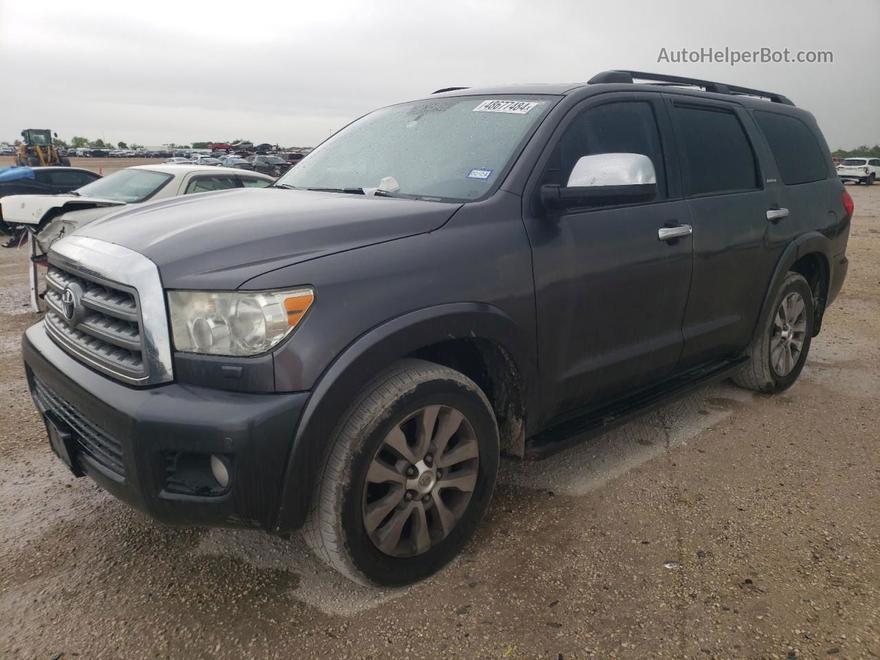 2016 Toyota Sequoia Limited Gray vin: 5TDKY5G15GS066225