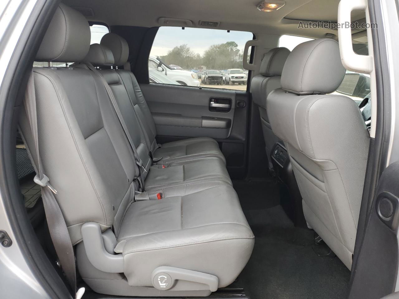 2016 Toyota Sequoia Limited Серебряный vin: 5TDKY5G19GS062680