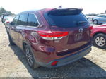 2019 Toyota Highlander Xle Красный vin: 5TDKZRFH0KS290806