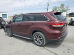 2019 Toyota Highlander Se Burgundy vin: 5TDKZRFH0KS335369