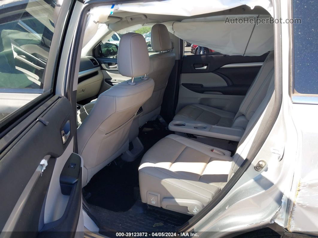 2019 Toyota Highlander Xle Серебряный vin: 5TDKZRFH0KS565994