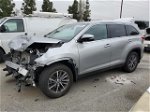 2019 Toyota Highlander Se Silver vin: 5TDKZRFH1KS566765