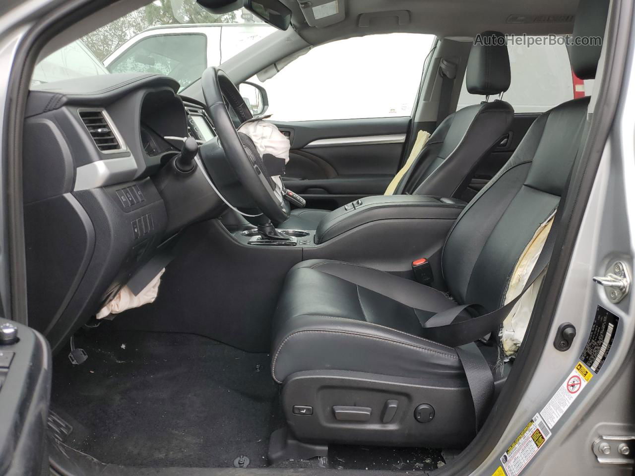 2019 Toyota Highlander Se Серебряный vin: 5TDKZRFH1KS566765