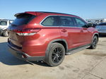 2019 Toyota Highlander Se Burgundy vin: 5TDKZRFH2KS352559