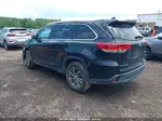 2019 Toyota Highlander Xle Black vin: 5TDKZRFH2KS558559