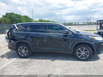 2019 Toyota Highlander Xle Black vin: 5TDKZRFH4KS560653