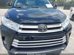 2019 Toyota Highlander Xle Black vin: 5TDKZRFH4KS560653