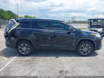 2019 Toyota Highlander Xle Black vin: 5TDKZRFH4KS560653