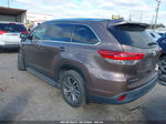 2019 Toyota Highlander Xle Коричневый vin: 5TDKZRFH5KS333746