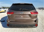 2019 Toyota Highlander Se Brown vin: 5TDKZRFH6KS340138