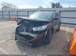 2019 Toyota Highlander Xle Burgundy vin: 5TDKZRFH8KS361766