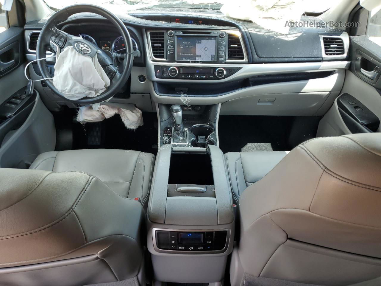 2019 Toyota Highlander Se Белый vin: 5TDKZRFH8KS556525