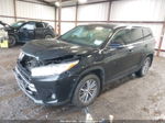 2019 Toyota Highlander Xle Black vin: 5TDKZRFH8KS560266