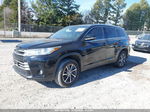 2019 Toyota Highlander Xle Black vin: 5TDKZRFH8KS572725