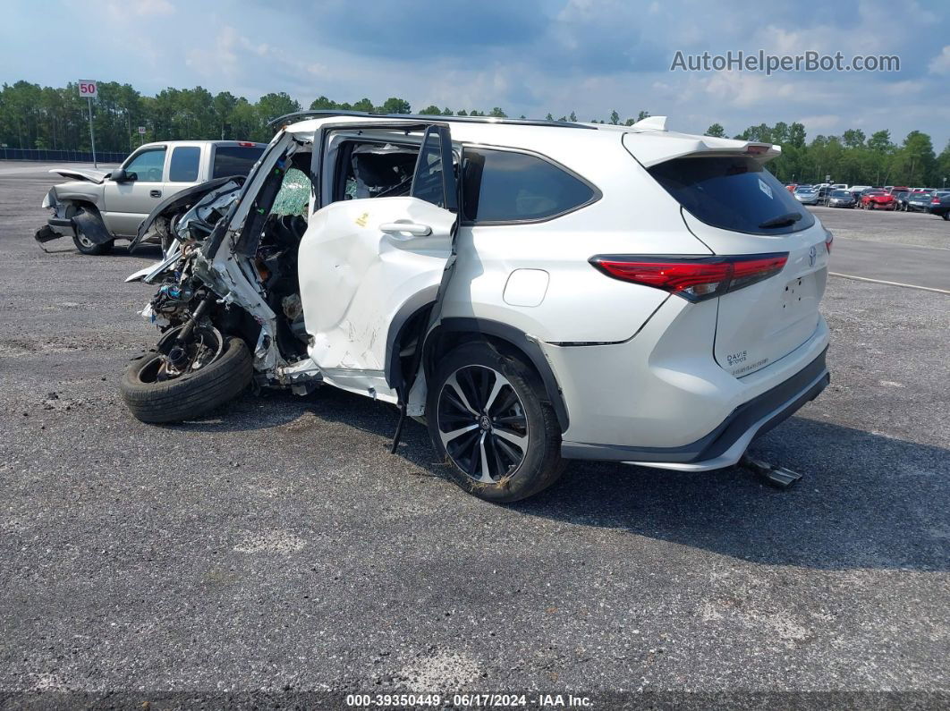 2021 Toyota Highlander Xse White vin: 5TDLZRAH0MS076963