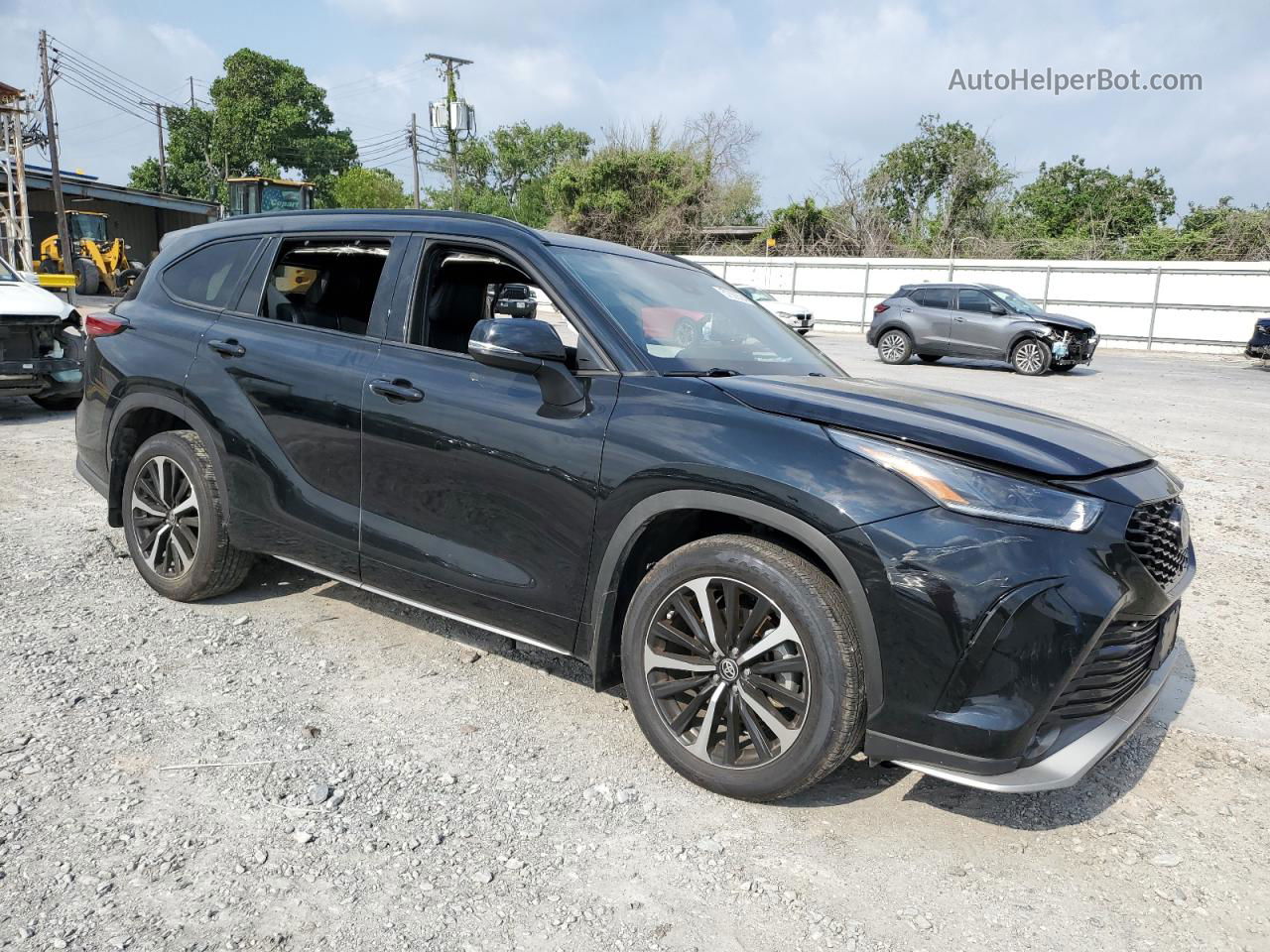 2021 Toyota Highlander Xse Black vin: 5TDLZRAH2MS083641