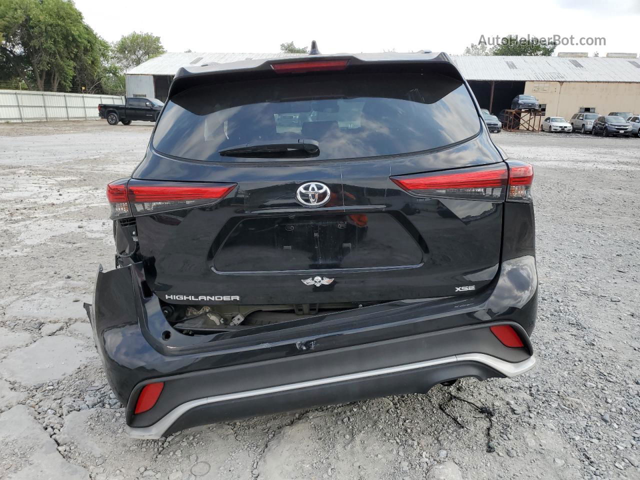 2021 Toyota Highlander Xse Black vin: 5TDLZRAH2MS083641