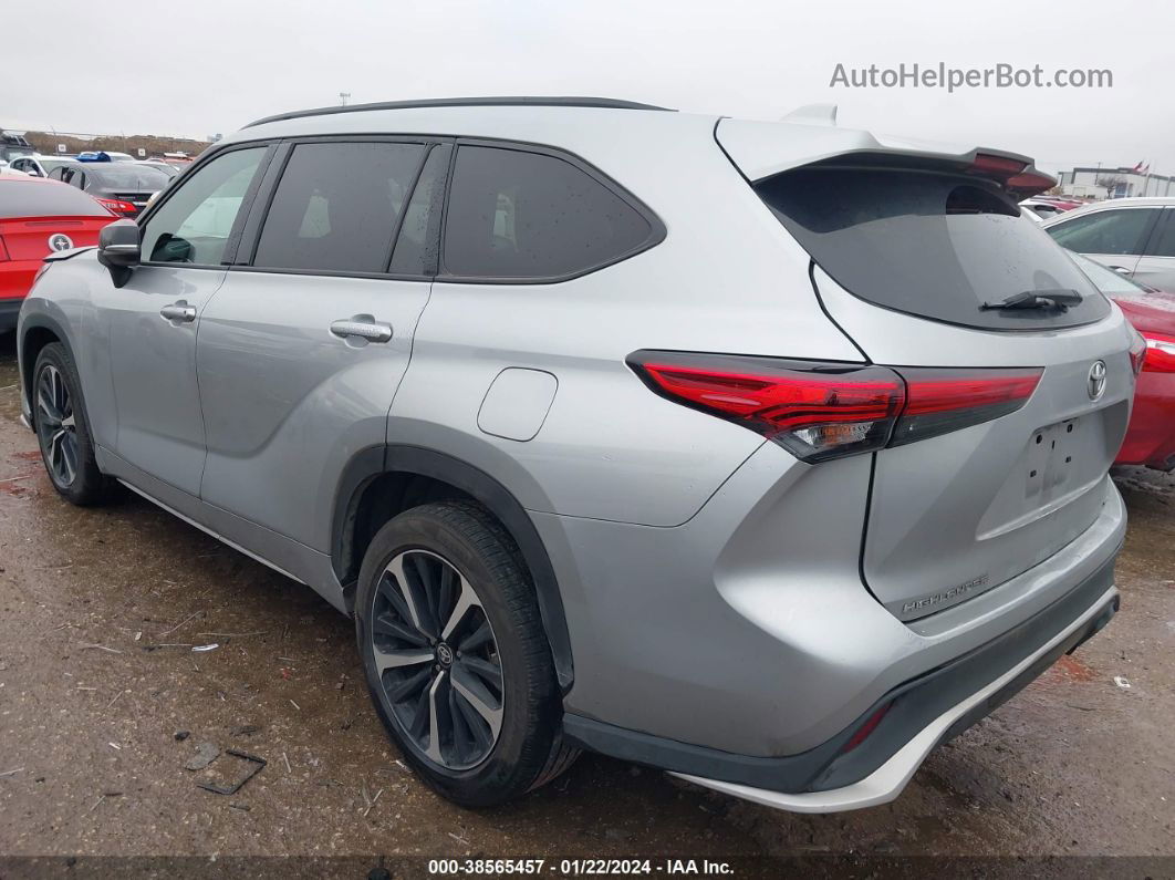 2021 Toyota Highlander Xse Серебряный vin: 5TDLZRAH3MS088007