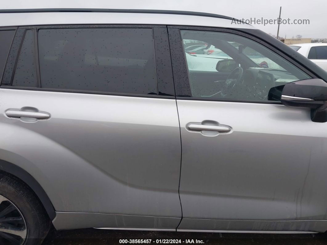 2021 Toyota Highlander Xse Серебряный vin: 5TDLZRAH3MS088007