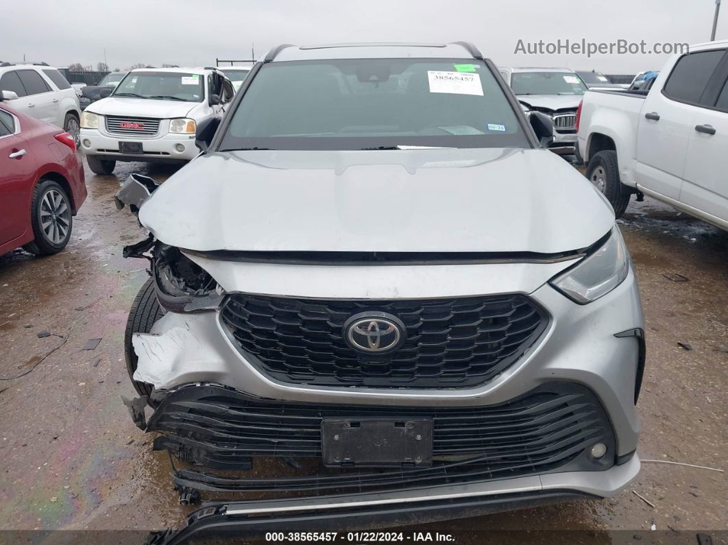 2021 Toyota Highlander Xse Серебряный vin: 5TDLZRAH3MS088007