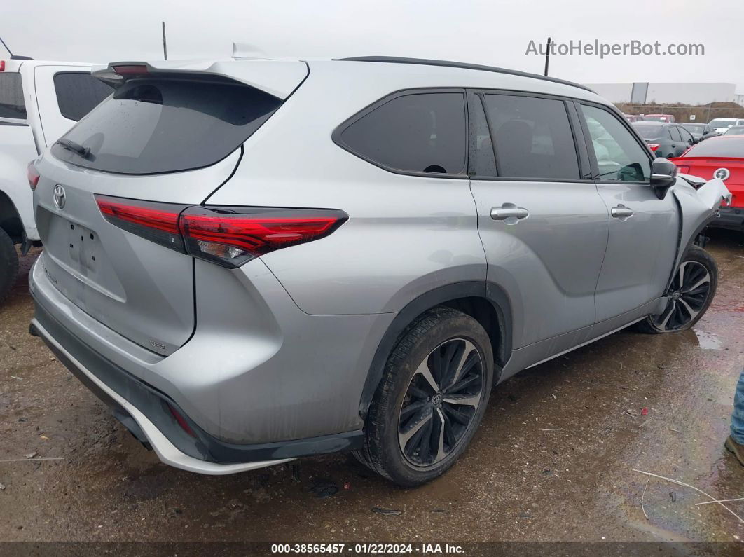 2021 Toyota Highlander Xse Серебряный vin: 5TDLZRAH3MS088007