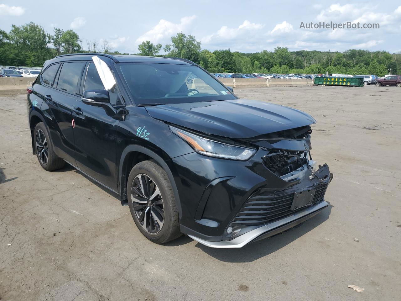 2021 Toyota Highlander Xse Black vin: 5TDLZRBH1MS117793