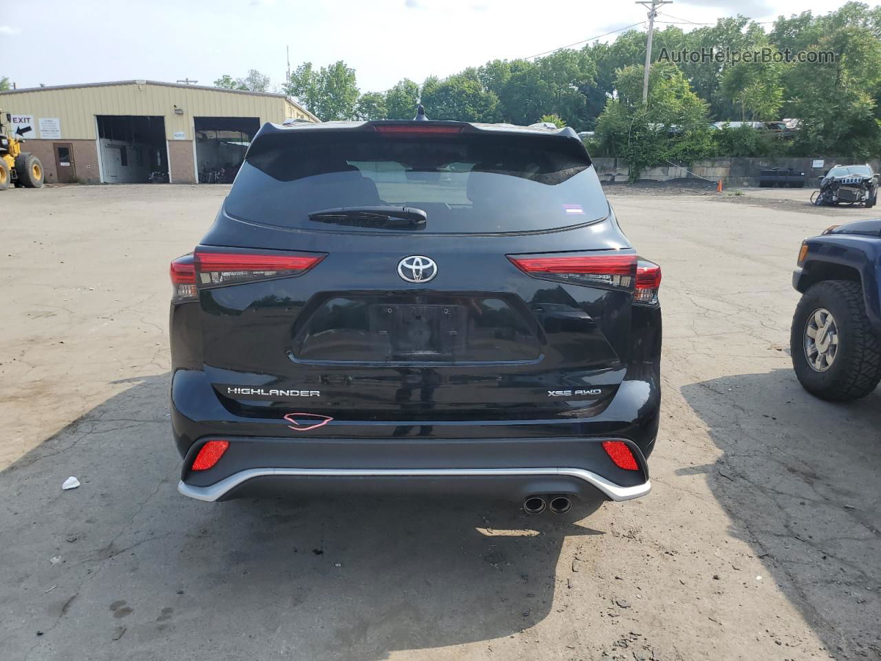 2021 Toyota Highlander Xse Black vin: 5TDLZRBH1MS117793