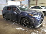 2021 Toyota Highlander Xse Blue vin: 5TDLZRBH7MS099297