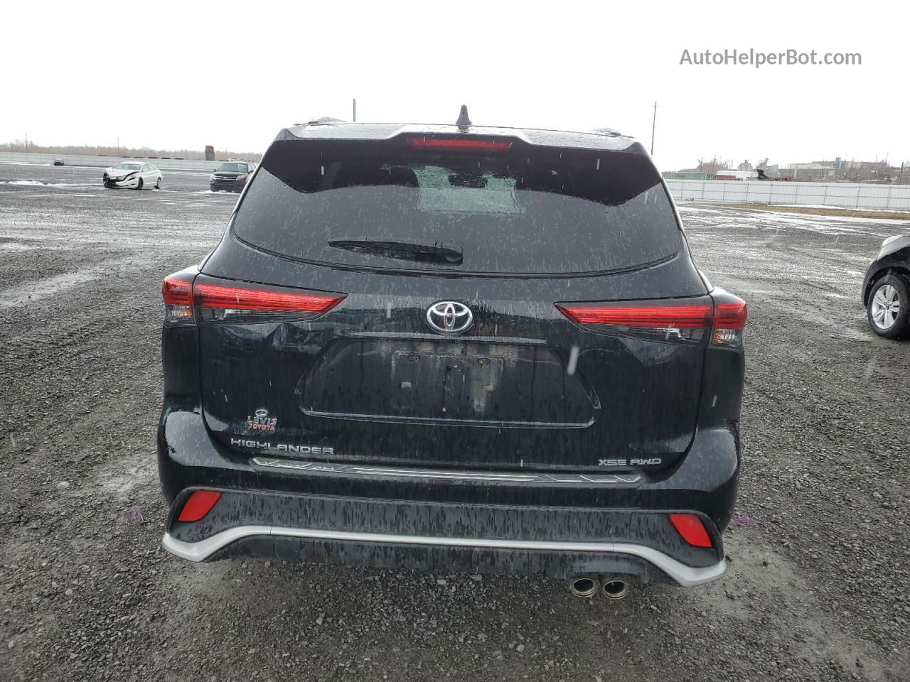 2021 Toyota Highlander Xse Black vin: 5TDLZRBH7MS125297