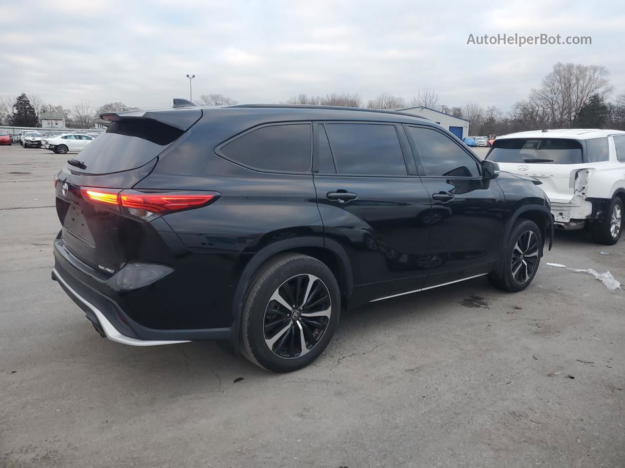 2021 Toyota Highlander Xse Black vin: 5TDLZRBH9MS144496