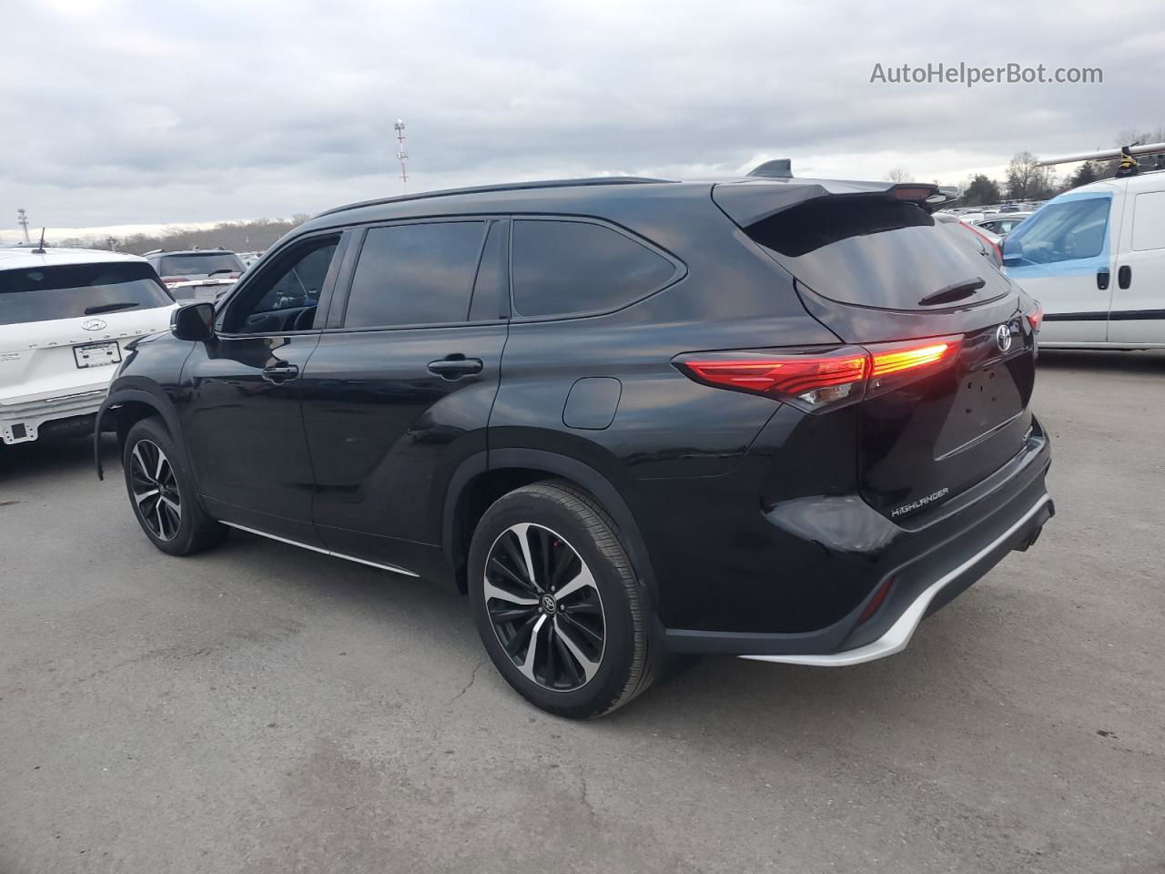 2021 Toyota Highlander Xse Black vin: 5TDLZRBH9MS144496