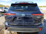 2021 Toyota Highlander Hybrid Limited Blue vin: 5TDXBRCH6MS534993