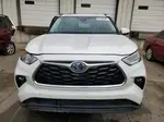 2021 Toyota Highlander Hybrid Limited White vin: 5TDXBRCH9MS015114