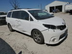 2014 Toyota Sienna Sport White vin: 5TDXK3DC1ES518539