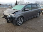 2014 Toyota Sienna Sport Gray vin: 5TDXK3DC3ES435999