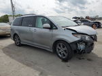 2014 Toyota Sienna Sport Silver vin: 5TDXK3DC4ES518843