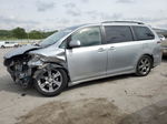 2014 Toyota Sienna Sport Серебряный vin: 5TDXK3DC4ES518843