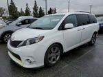 2014 Toyota Sienna Sport White vin: 5TDXK3DC9ES502413