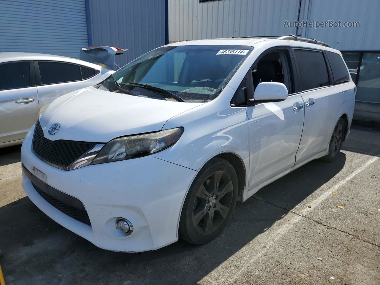 2014 Toyota Sienna Sport Белый vin: 5TDXK3DCXES517423