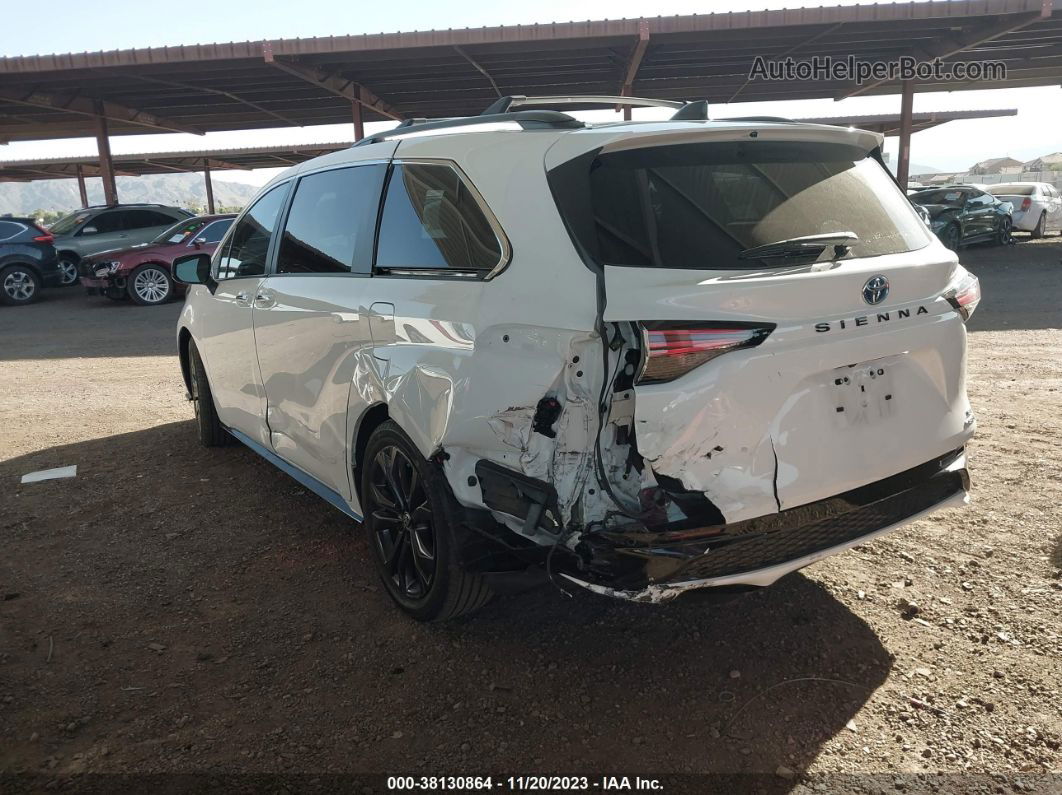 2022 Toyota Sienna Xse Белый vin: 5TDXRKEC0NS111557