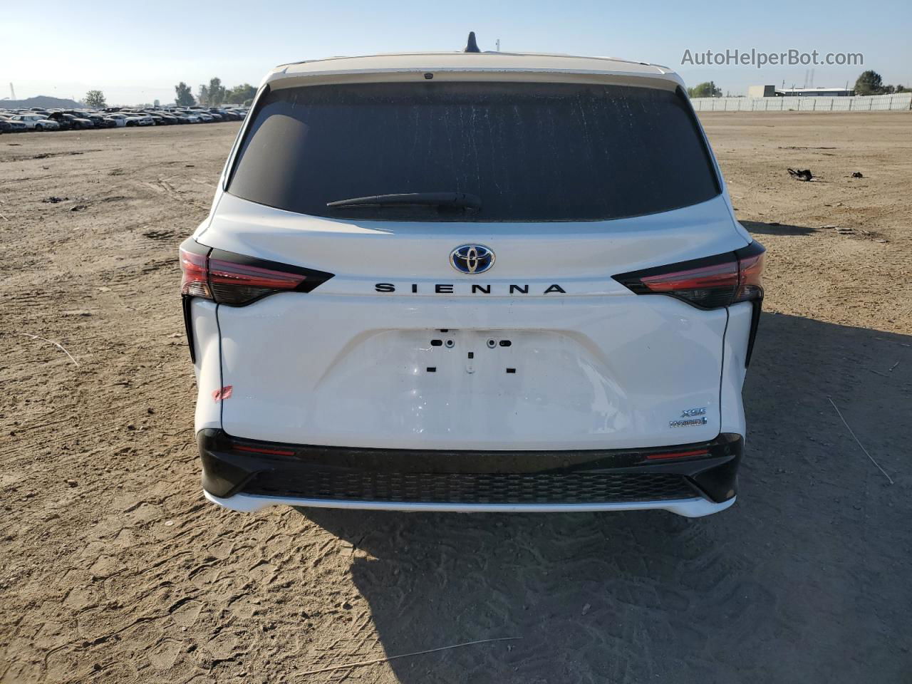 2022 Toyota Sienna Xse Белый vin: 5TDXRKEC1NS092453