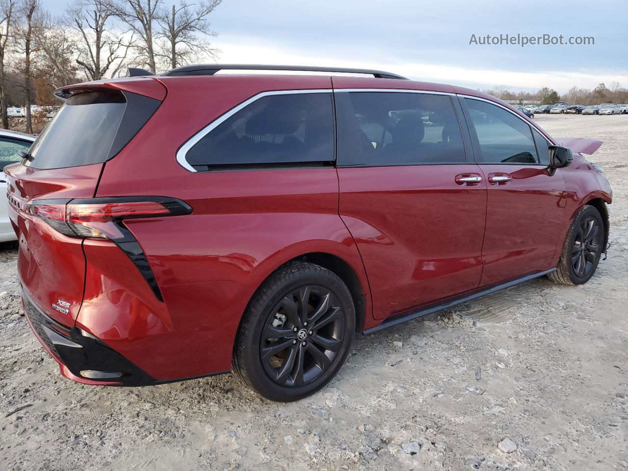 2022 Toyota Sienna Xse Red vin: 5TDXRKEC1NS133485