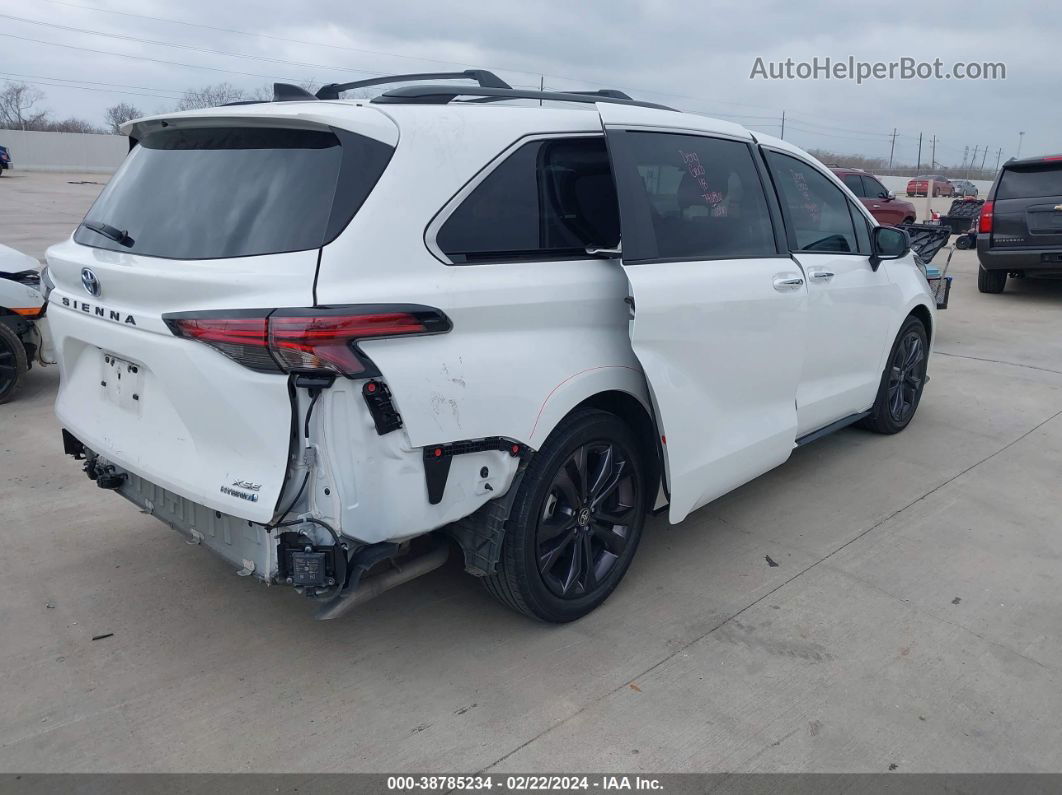 2022 Toyota Sienna Xse White vin: 5TDXRKEC2NS116078