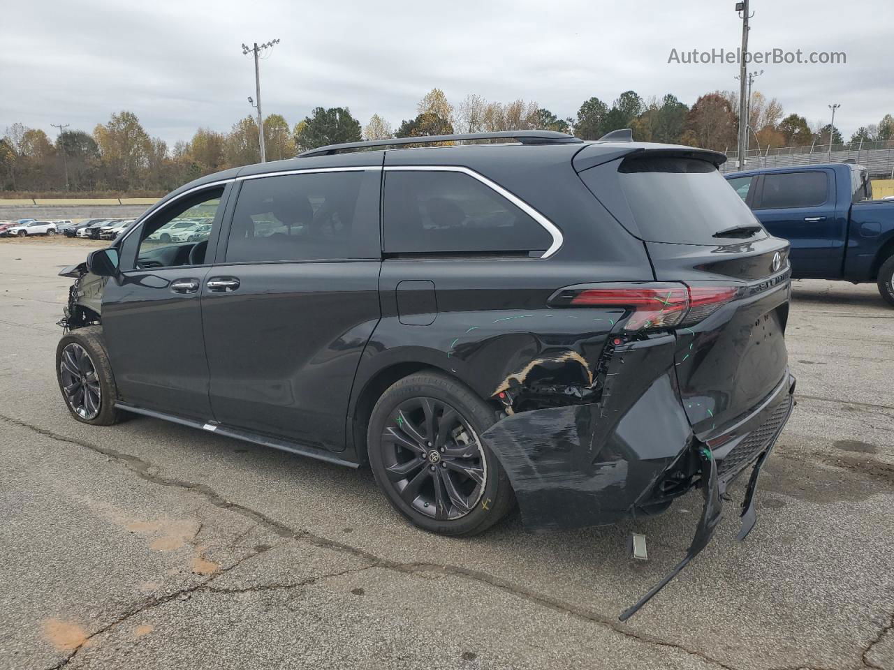 2022 Toyota Sienna Xse Black vin: 5TDXRKEC3NS131706