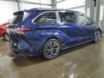 2022 Toyota Sienna Xse Синий vin: 5TDXRKEC6NS075759